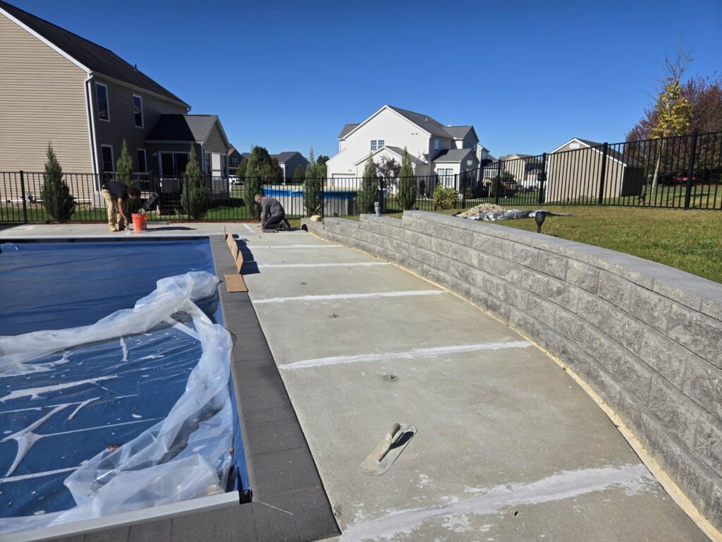 concrete work after 3